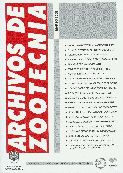 Nuevo nmero (221) de la revista ' Archivos de Zootecnia'