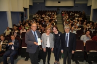 De izda. a dcha. Juan Antonio Caballero, Julia Muoz, Blanca de Rey y Luis de Crdoba