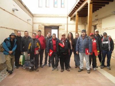 Participantes en el proyecto, miembros del Aula de Patrimonio Histrico (UCO), responsables del Centro de interpretacin de Adamuz y monitores de ASAENEC.