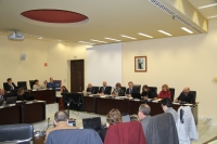 Vista general de la Sala de Consejo de Gobierno durante la sesin ordinaria celebrada hoy.