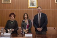 De izquierda a derecha, Marisa Mestres, M Carmen Lin y Eulalio Fernndez.