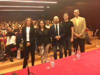 Foto de familia de autoridades al inicio de la inauguracin del congreso