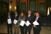 Autoridades participantes en la inauguracin de las jornadas