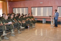 El profesor Manuel Bermdez durante su conferencia