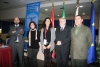 De izda. a dcha,, Manuel Torres, Alba Doblas, Carmen Ruiz, Rafael Solana y Luis Montiel, en la inauguracin del simposio.