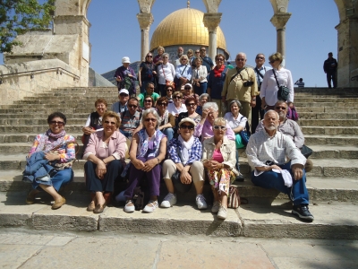 Los alumnos durante una de las visitas